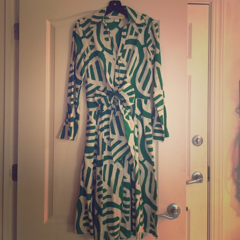 DVF Shirtdress in Vintage Print
